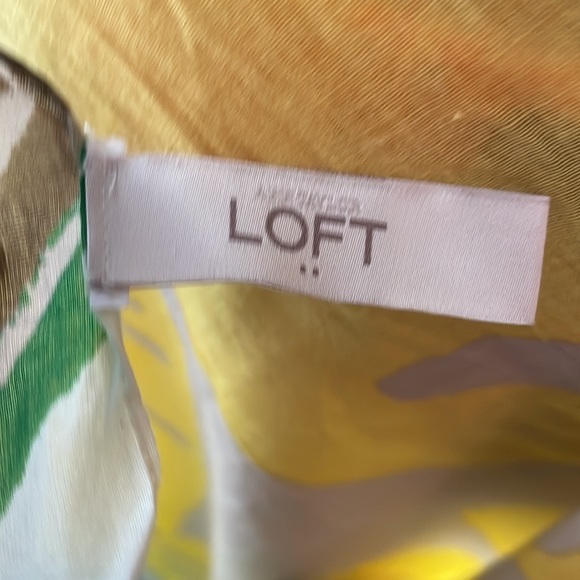 Loft Palm Print Cotton Sarong - Picture 5 of 9